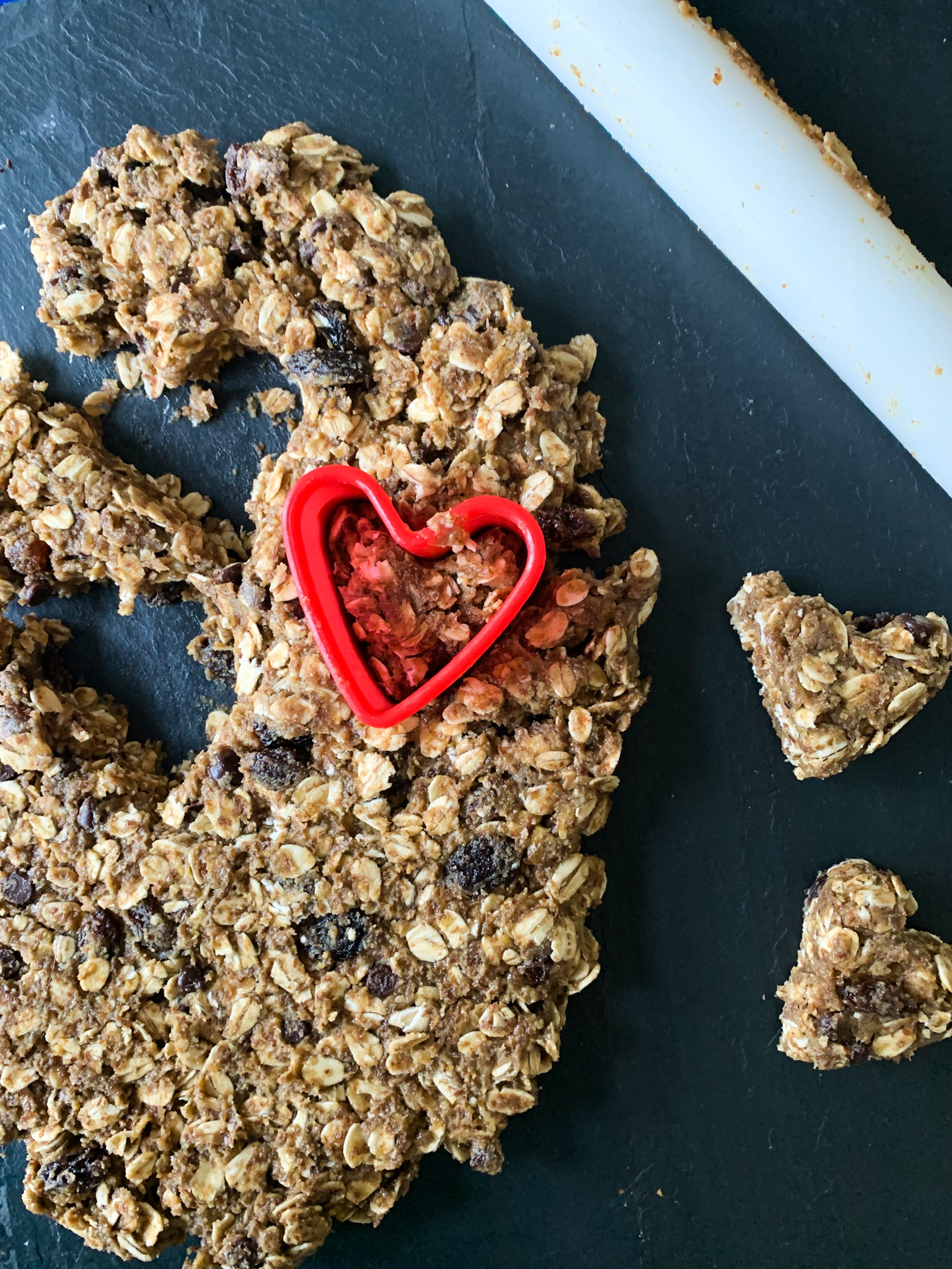 Oatmeal Cookie Energy Bite Hearts - Photo