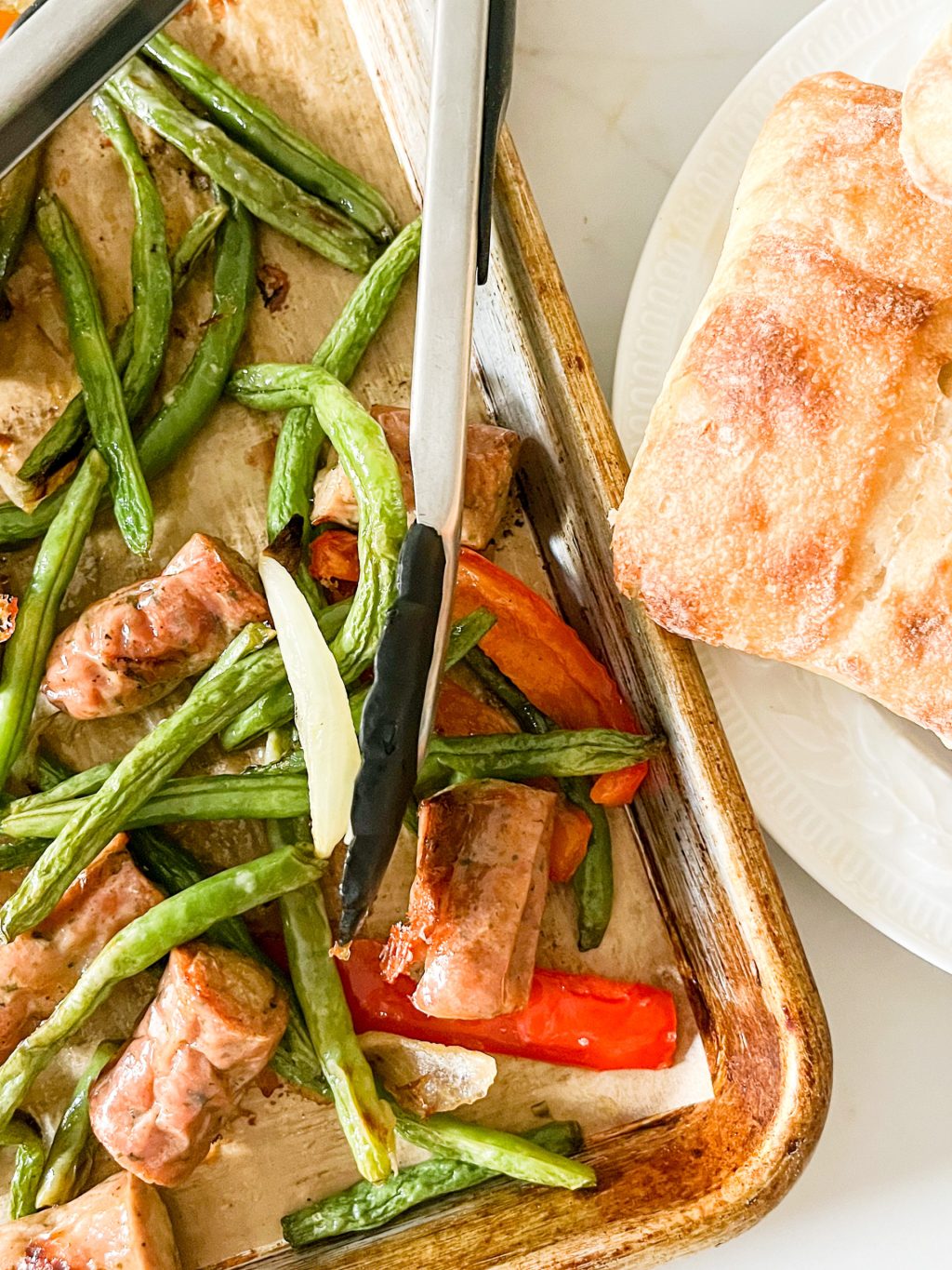 Sheet Pan Sausage and Peppers with Veggies